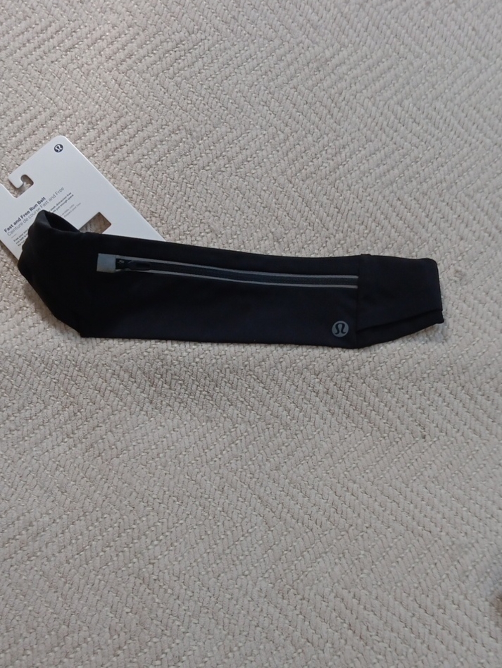 lululemon athletica Black Reflective-Trim Running Belt